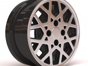 Nissan Silvia ZX Turbo printable rim 3D Print Model