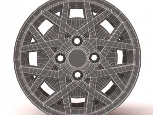 Nissan Silvia ZX Turbo printable rim 3D Print Model