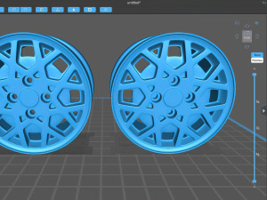 Nissan Silvia ZX Turbo printable rim 3Dプリントモデル