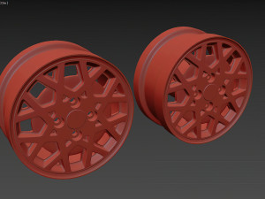 Nissan Silvia ZX Turbo printable rim 3Dプリントモデル