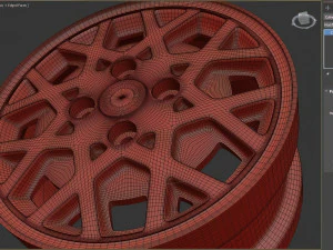 Nissan Silvia ZX Turbo printable rim 3D Print Model