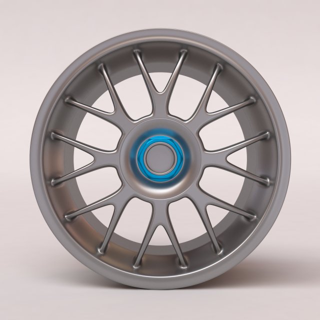 TSW Hockenheim R printable rim Model do druku 3D .c4d .max .obj .3ds .fbx .stl .blend