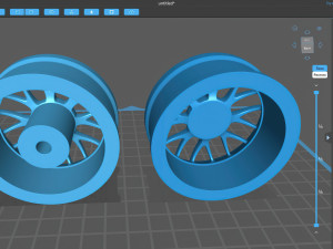 TSW Hockenheim R printable rim Model do druku 3D