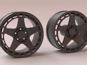 Fifteen52 Turbomac rim printable Modello di stampa 3D