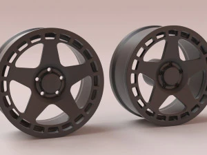 Fifteen52 Turbomac rim printable 3D Print Model