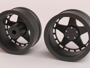 Fifteen52 Turbomac rim printable Modello di stampa 3D