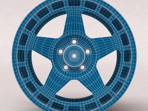 Fifteen52 Turbomac rim printable Modello di stampa 3D