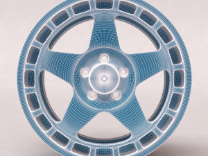 Fifteen52 Turbomac rim printable Modello di stampa 3D