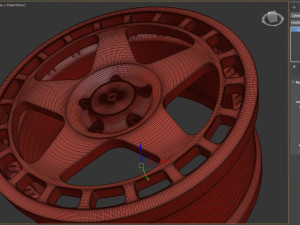 Fifteen52 Turbomac rim printable Modello di stampa 3D