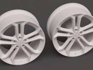 Focus Mk3 ST 250 Alloy Wheel 3D Print Model