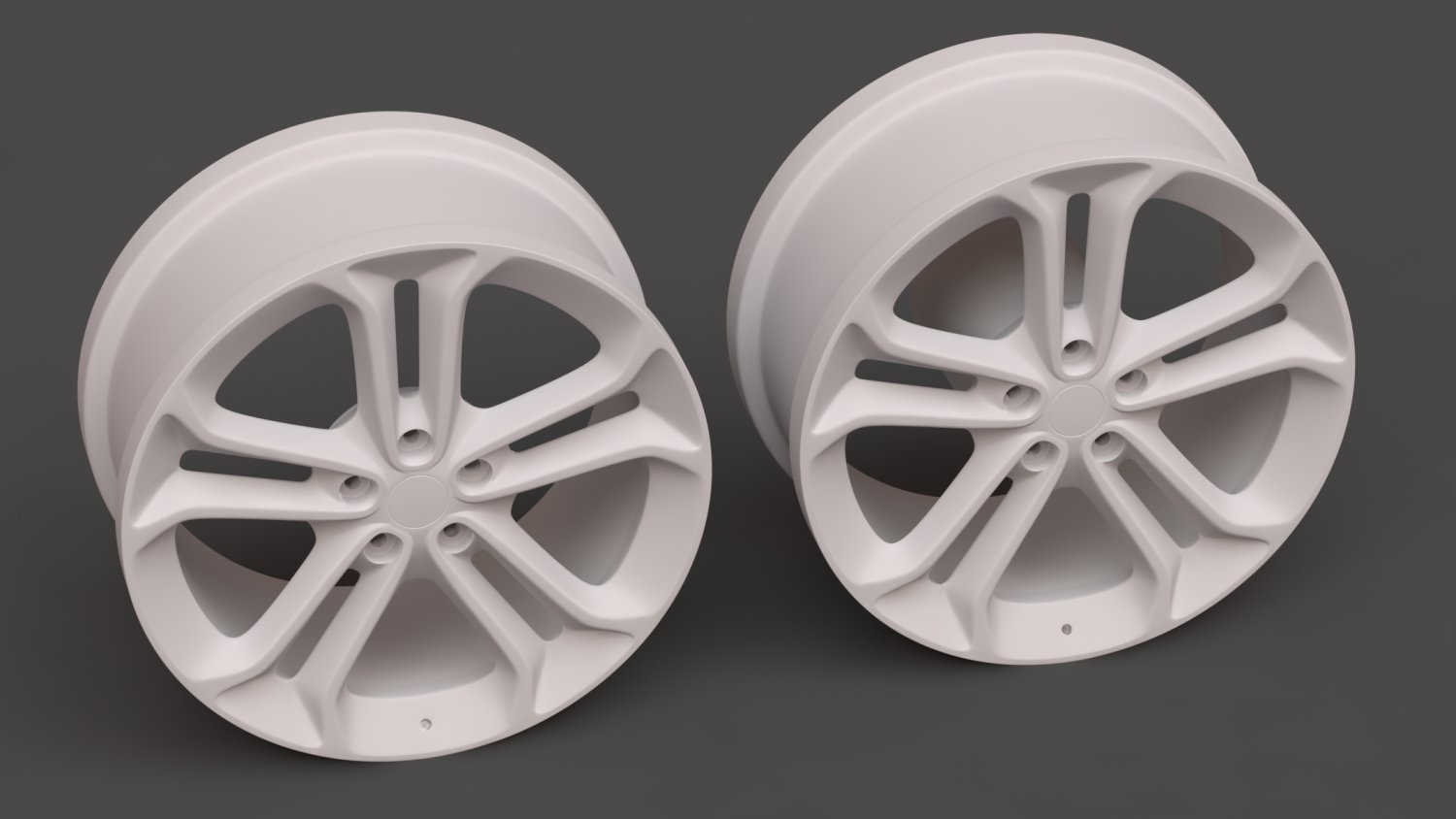 Focus Mk3 ST 250 Alloy Wheel 3D Print Model in Automotive 3DExport