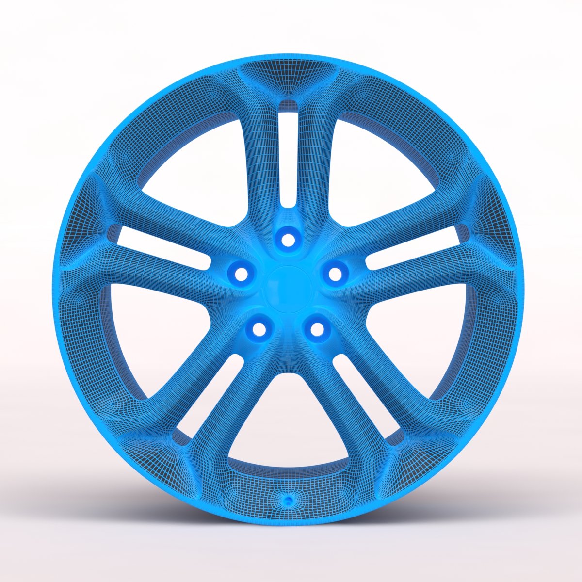 Focus Mk3 ST 250 Alloy Wheel 3D Print Model in Automotive 3DExport
