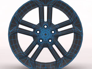 Focus Mk3 ST 250 Alloy Wheel 3D Print Model