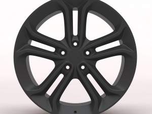 Focus Mk3 ST 250 Alloy Wheel 3D Принт Модель