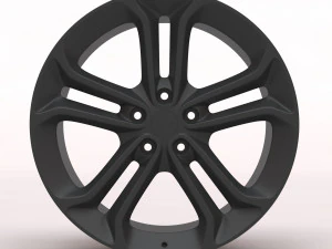 Focus Mk3 ST 250 Alloy Wheel 3D Print Model