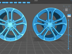 Focus Mk3 ST 250 Alloy Wheel 3D Принт Модель