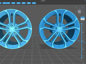Focus Mk3 ST 250 Alloy Wheel 3D Print Model