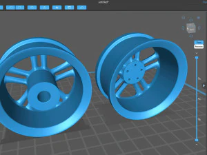 Focus Mk3 ST 250 Alloy Wheel 3D Print Model