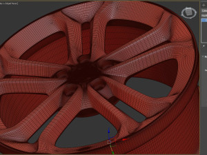 Focus Mk3 ST 250 Alloy Wheel 3D Принт Модель