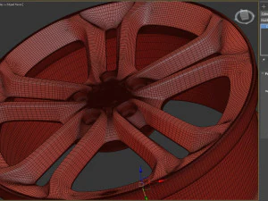 Focus Mk3 ST 250 Alloy Wheel 3D Print Model