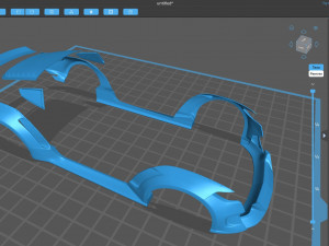 Clinched Flares 2015 Mustang body kit printable 3Dプリントモデル