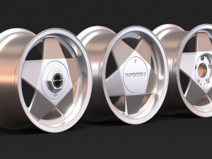 Borbet A rim 3 versions 3D Baskı Modeli