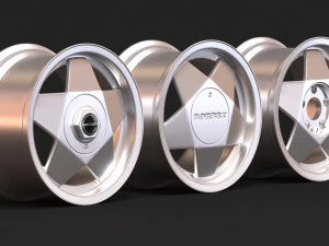 Borbet A rim 3 versions 3D Print Model