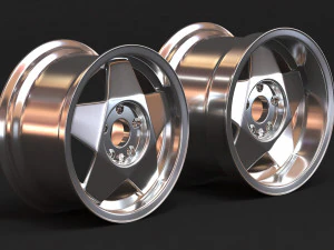 Borbet A rim 3 versions 3D Print Model
