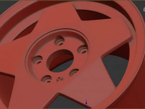 Borbet A rim 3 versions 3D Print Model