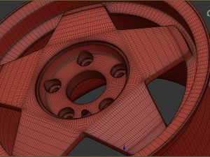 Borbet A rim 3 versions 3D Baskı Modeli