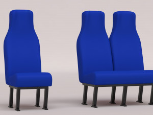 Van Seats printable 3D Print Model