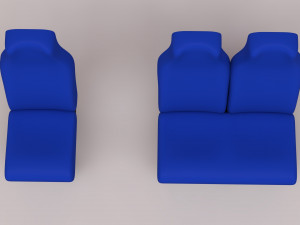 Van Seats printable 3D Print Model