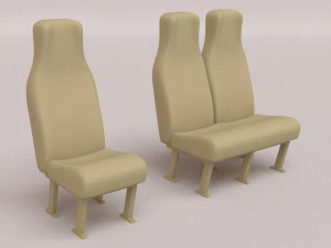 Sedili per furgone stampabili Modello di stampa 3D