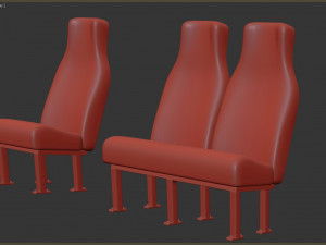 Van Seats printable 3D Print Model