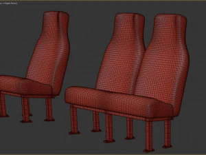 Sedili per furgone stampabili Modello di stampa 3D