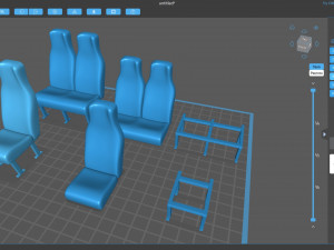 Van Seats printable 3D Print Model