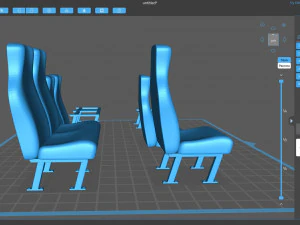 Sedili per furgone stampabili Modello di stampa 3D