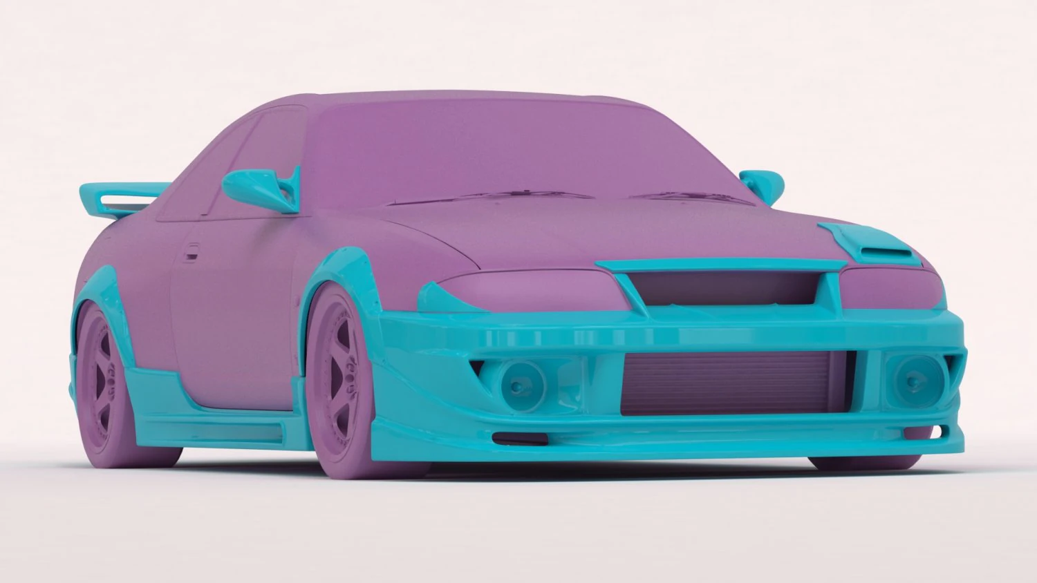 Skyline GTR-R33 Abflug Body Kit printable 3D Print Model .c4d .max .obj .3ds .fbx .stl .blend 