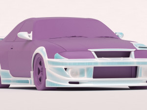 Skyline GTR-R33 Abflug Body Kit printable 3D-Druckmodell