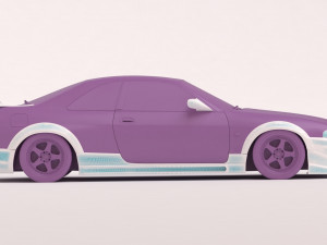 Skyline GTR-R33 Abflug Body Kit printable 3D-Druckmodell