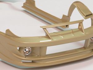Skyline GTR-R33 Abflug Body Kit printable 3D-Druckmodell