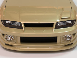 Skyline GTR-R33 Abflug Body Kit printable 3D-Druckmodell