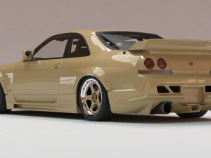 Skyline GTR-R33 Abflug Body Kit printable 3D Print Model