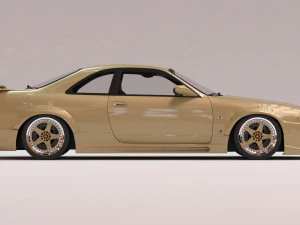 Skyline GTR-R33 Abflug Body Kit printable 3D Print Model