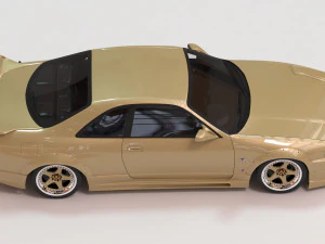 Skyline GTR-R33 Abflug Body Kit printable 3D Print Model