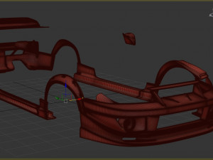 Skyline GTR-R33 Abflug Body Kit printable 3D-Druckmodell