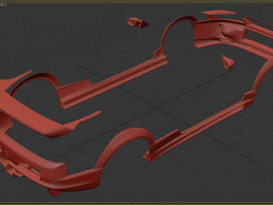 Skyline GTR-R33 Abflug Body Kit printable 3D Print Model