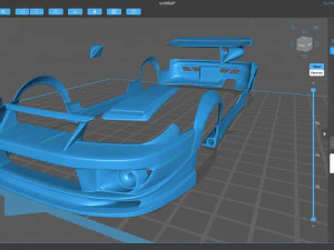 Skyline GTR-R33 Abflug Body Kit printable 3D Print Model