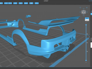 Skyline GTR-R33 Abflug Body Kit printable 3D-Druckmodell