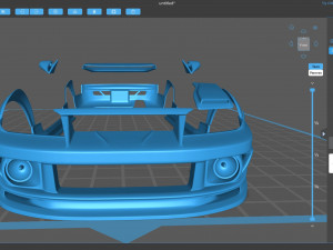 Skyline GTR-R33 Abflug Body Kit printable 3D-Druckmodell